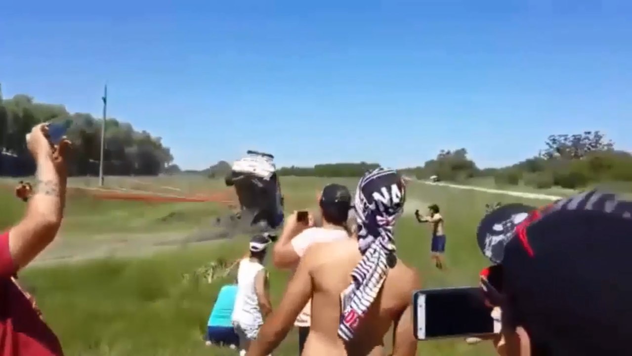 Le crash impressionnant de l'ancien tennisman David Nalbandian.