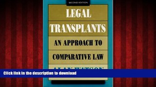 Buy book  Legal Transplants: An Approach to Comparative Law