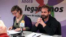 Rueda de prensa de Leganemos del 9 de noviembre de 2016