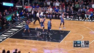 Andrew Wiggins Buzzer-Beater - Timberwolves vs Nets - November 8, 2016 - 2016-17 NBA Season
