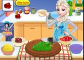 Frozen Disney Elsa - Frozen Pregnant Elsa Cooking Pizza videos games for kids