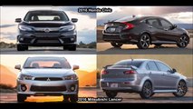 Review 2016 Honda Civic Sedan VS 2016 Mitsubishi Lancer - DESIGN!