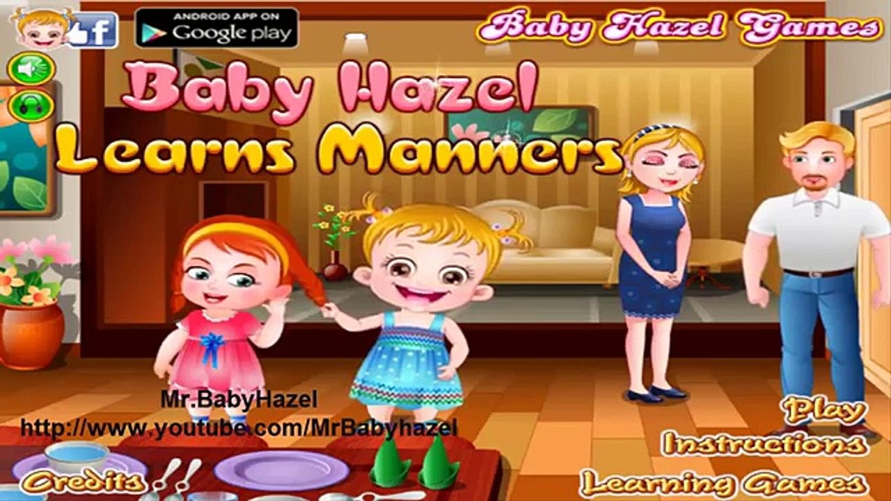 Baby Hazel Learns Manners - Games-Baby level 1