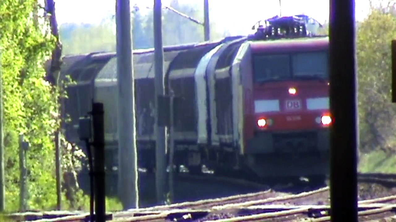 Züge am Bahnerwald zwischen Jerrishoe und Langstedt Teil 02