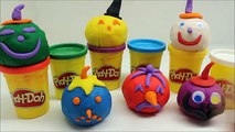 Calabazas de Halloween Play-Doh con terroríıificaaaaş sorpresaaaaaaas!!!