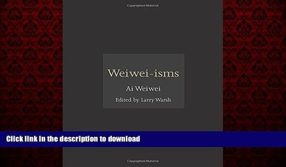 Read book  Weiwei-isms