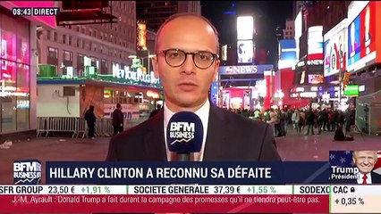 Election americaine : Hillary Clinton a reconnu sa défaite - 09/11