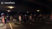 Anti-Trump protest in California spills over onto 'freeway'