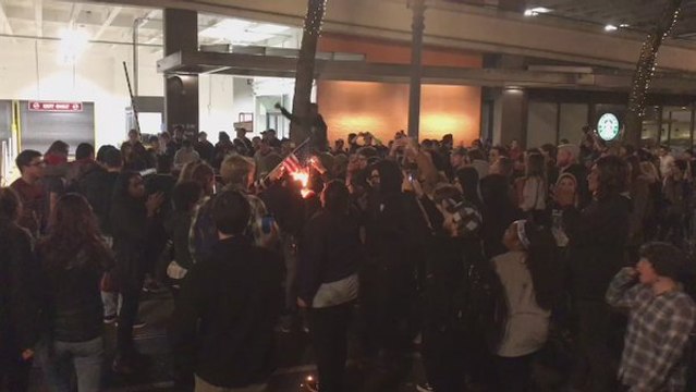 Portland Protesters Burn US Flag, Block Bridges, in Demo Against Trump