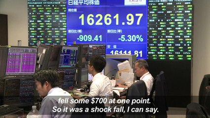 Global stock markets sink following Donald Trump's victory