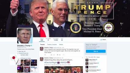 This is Donald Trump’s First Tweet as President-Elect