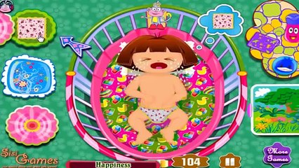 Cartoon game. Dora The Explorer - Baby Dora Diaper Change. Full Episodes in English 2016