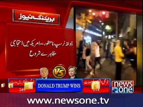 'No more Trump' protests erupt in Washington