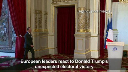 European leaders react to Trump's unexpected electoral victory