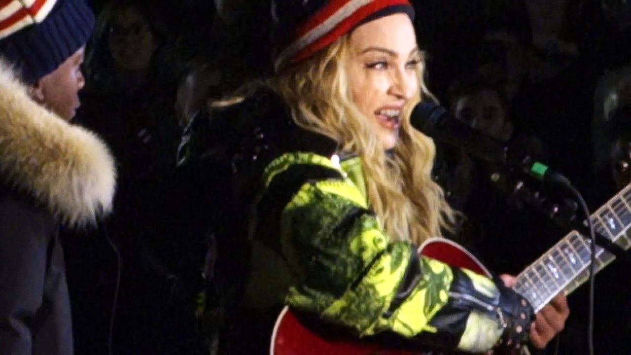 MADONNA Acoustic Washington Square Park Audience Recording Nov 7 2016 Part 2