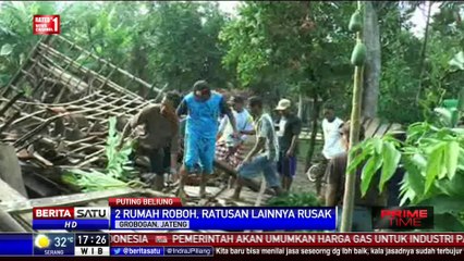 Puting Beliung Ratakan 2 Rumah di Grobogan