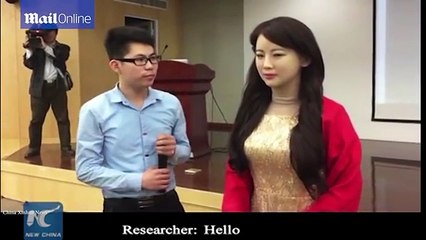 Here Jiajia, the most realistic robot in the world