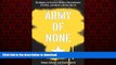 Buy book  Army of None: Strategies to Counter Military Recruitment, End War, and Build a Better