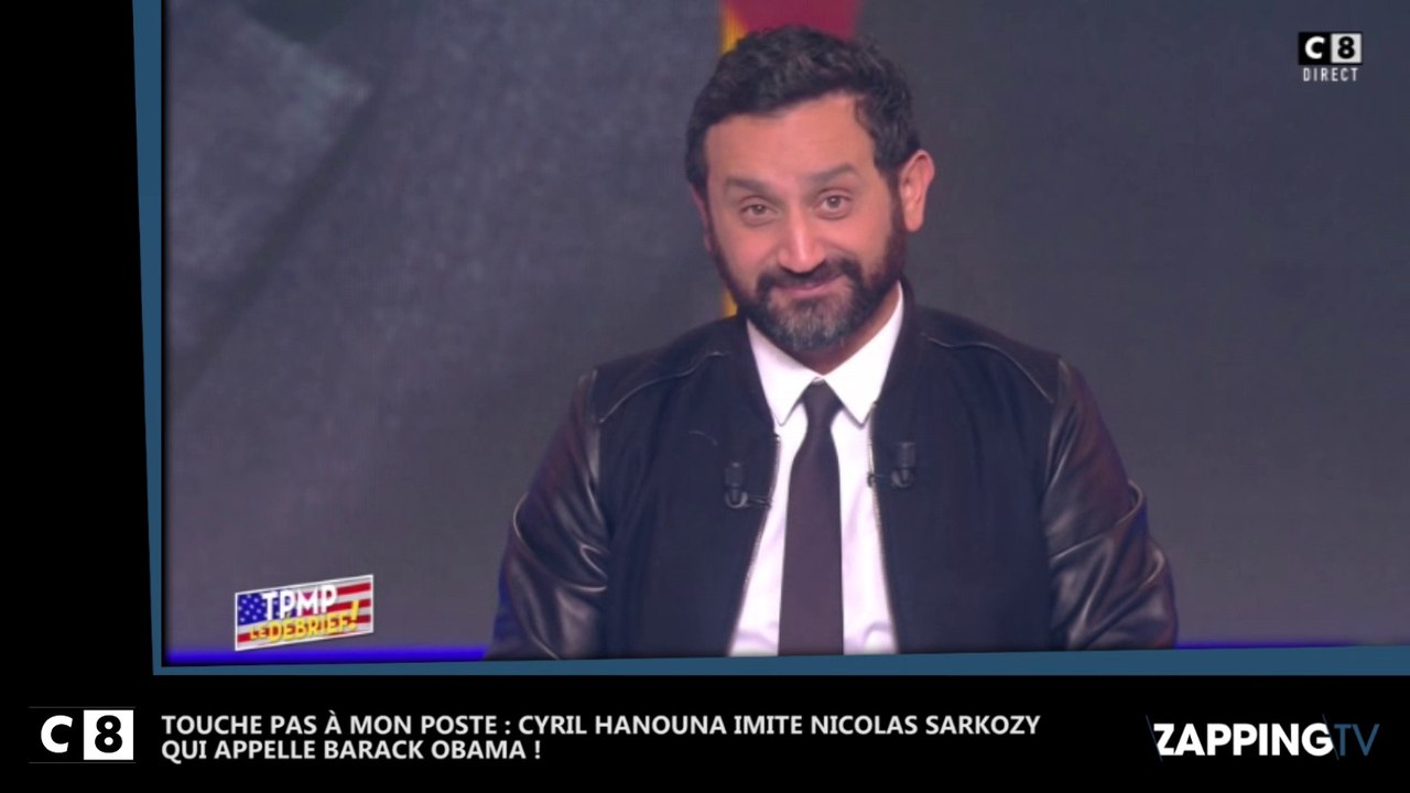 TPMP : Cyril Hanouna imite Nicolas Sarkozy qui appelle Barack Obama (Vidéo)