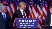 Donald Trump Elected 45th President of the United States ( Trump Speech , News Today )