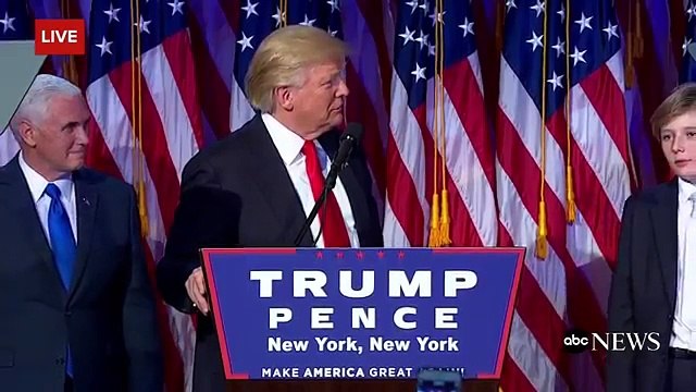 Donald Trump Elected 45th President of the United States ( Trump Speech , News Today )