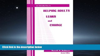 EBOOK ONLINE  An Introduction to Helping Adults Learn and Change  BOOK ONLINE