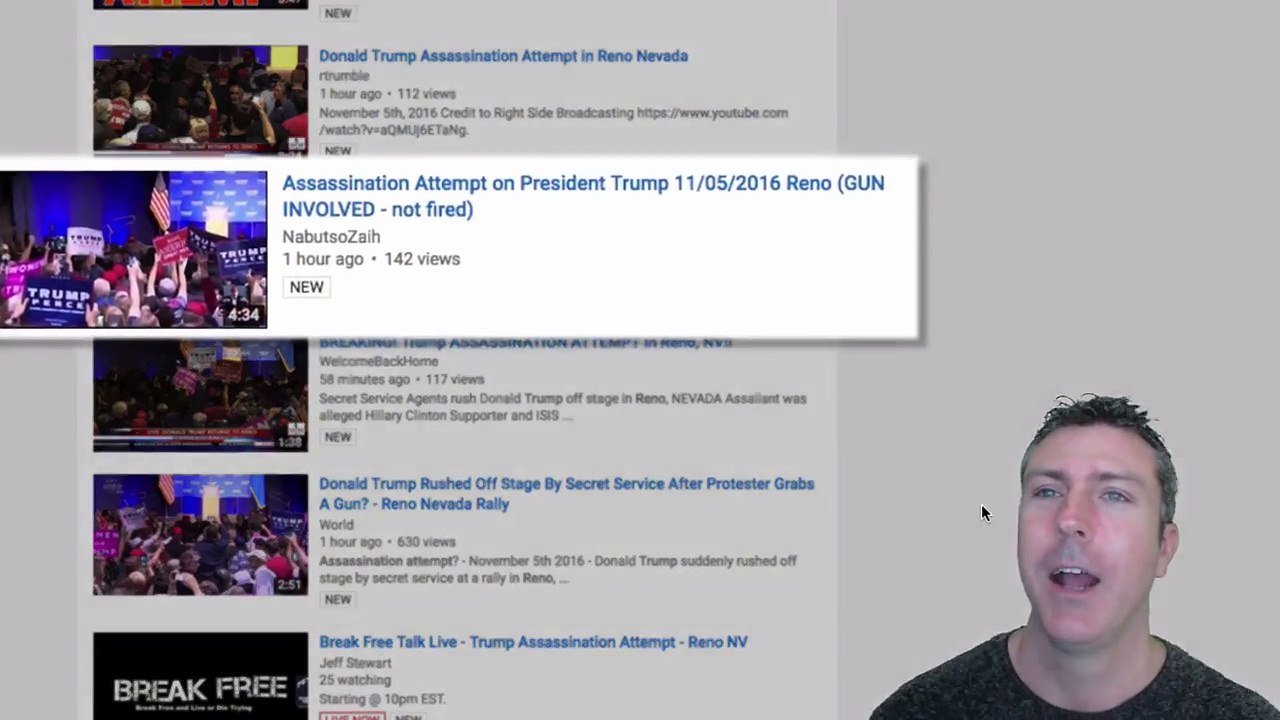 Trump "Assassination Attempt" in Reno - False Alarm