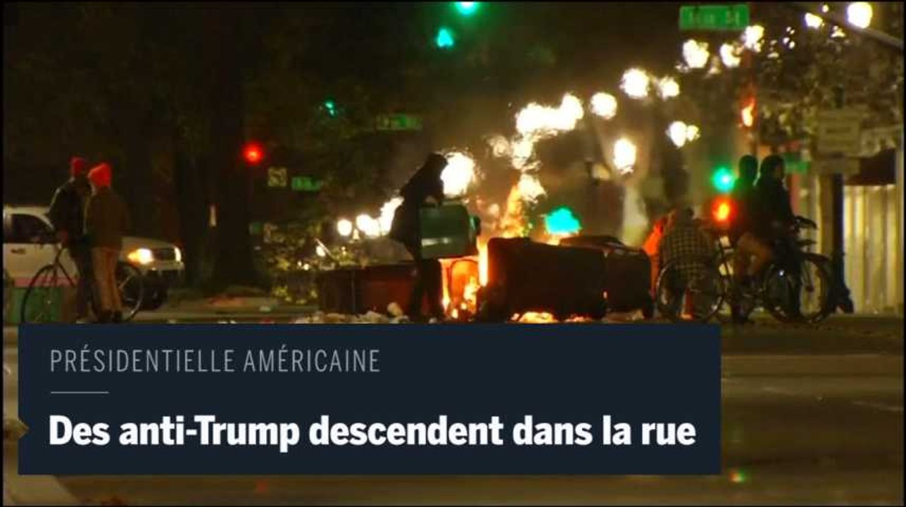 Les manifestations anti-Trump se multiplient
