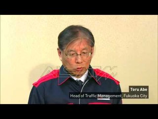 Japonia Jugore, krater i madh në mes të bulevardit