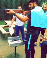 Tolga Ciğerci'den atış talimi