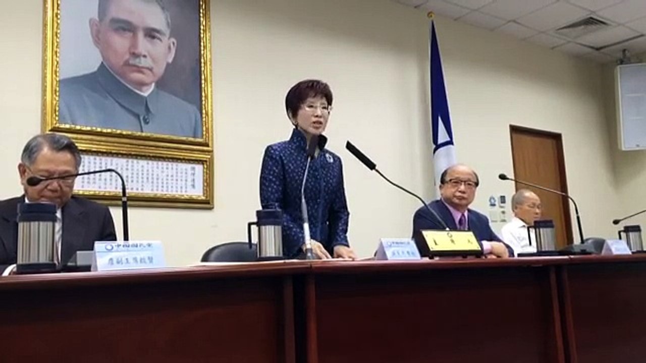 洪主席中常會談話：為了兩岸和平發展 溝通管道不中止
