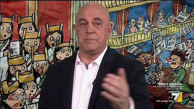 La Copertina di Maurizio Crozza a diMartedì dell'8 Novembre 2016