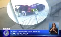 Cámara de seguridad muestra el instante del robo a blindado en centro comercial