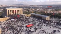 Atatürk'ü Anma Günü'nde Anıtkabir'in Havadan Çekilen Görüntüleri