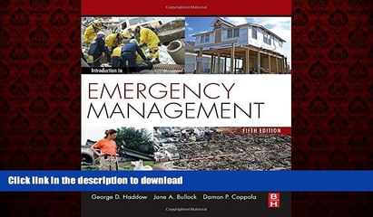 Best book  Introduction to Emergency Management, Fifth Edition online