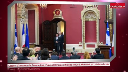 Guy Cormier décoré Chevalier de l'Ordre de la Légion d'honneur