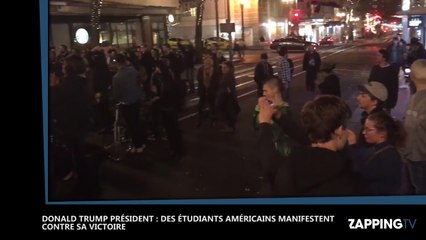 Donald Trump Président : Les étudiants américains protestent (Vidéo)