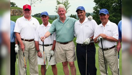 El vídeo que prueba la amistad de Trump y Clinton