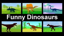 Funny Dinosaurs. Dinosaur Cartoons for children. Dinosaurios dibujos animados