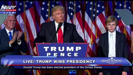 HISTORY- Donald Trump Wins Presidency - FULL SPEECH