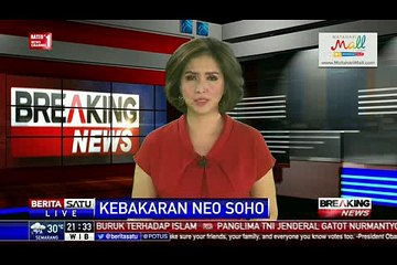 Gedung NEO SOHO Terbakar