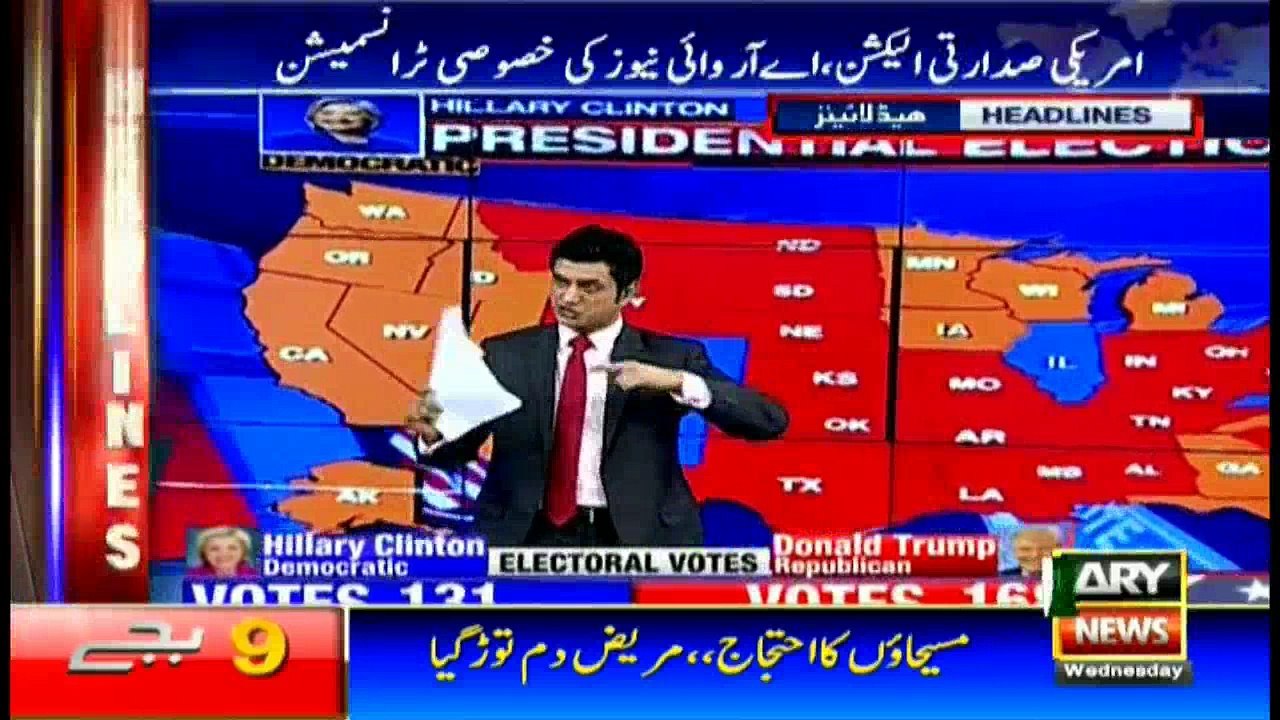 Headlines 2100 9th November 2016