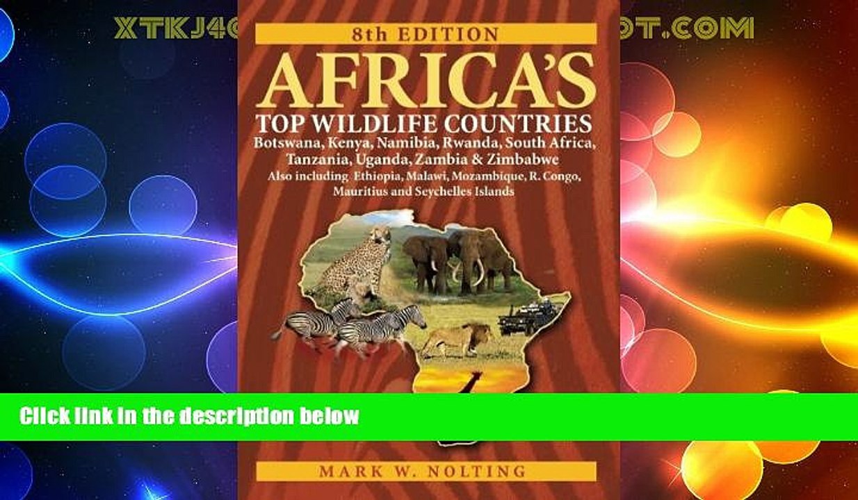 Big Deals  Africa s Top Wildlife Countries: Botswana, Kenya, Namibia, Rwanda, South Africa,