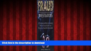 Best books  Fraud Investigations: A Textbook on How to Conduct White Collar Crime and Financial