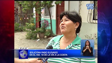 Solicitan paso elevado en el km. 19 de la vía a la costa