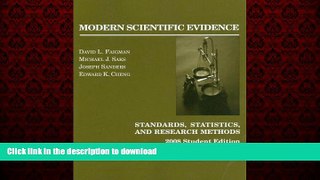 liberty book  Modern Scientific Evidence: Standards, Statistics, and Research Methods, 2008