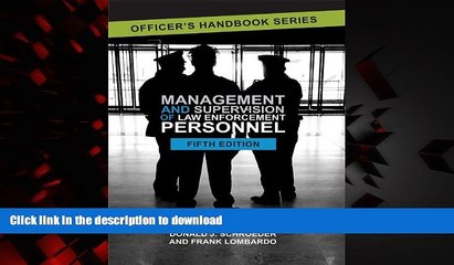 liberty books  Management and Supervision of Law Enforcement Personnel