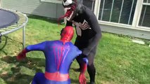 Spiderman vs Venom vs Deadpool In Real Life Superhero Battle
