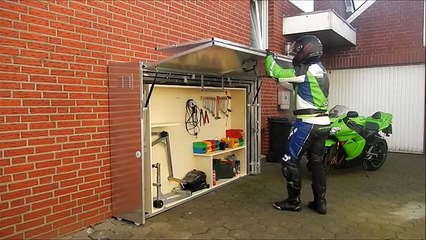 Here is the garage that all bikers would love to have