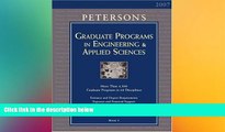 READ book  Grad Guides BK5: Engineer/Appld Scis 2007 (Peterson s Graduate Programs in